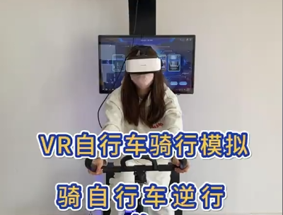 VR自行车骑行模拟｜逆行的后果能有多严重？