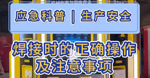 焊接时的正确操作及注意事项。